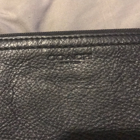 Black Coach Wristlet - Picture 2 of 5